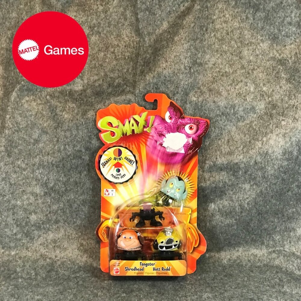 SMAX! MATTEL Fangster, Shredhead, and Hott Rodd Figurines New in Case - Picture 1 of 6